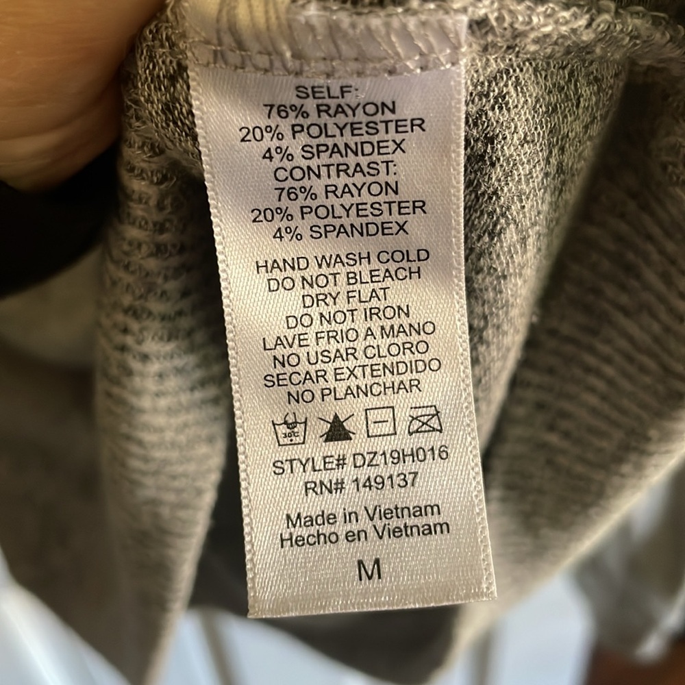 Double Zero Mystical Medium Soft Grey Sweatshirt - image 6